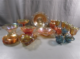 VINTAGE CARNIVAL GLASS COLLECTION