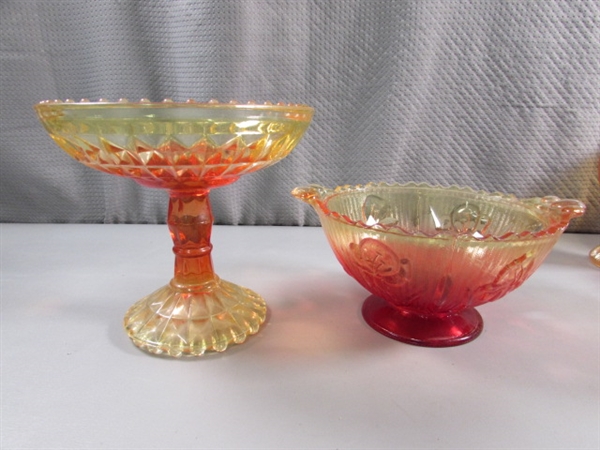 VINTAGE CARNIVAL GLASS COLLECTION