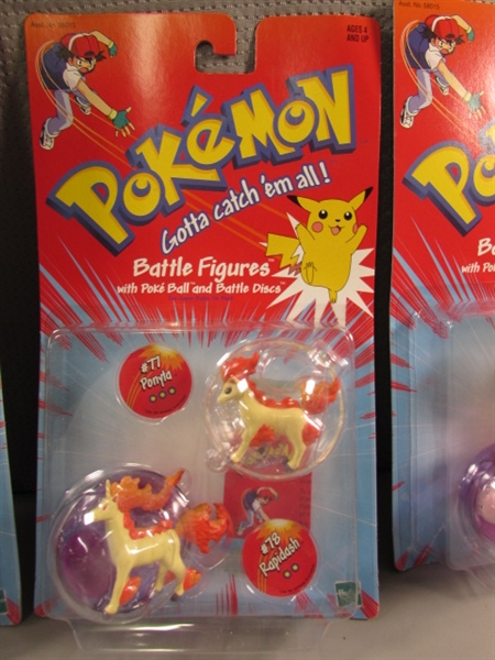 3 NEW PACKAGES OF POKEMON BATTLE FIGURES