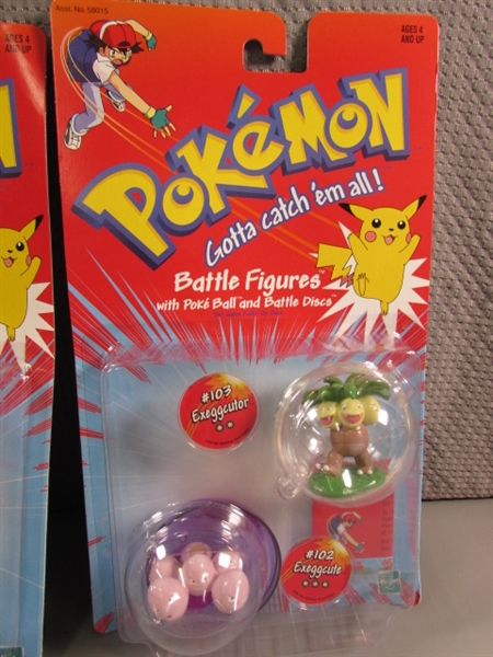 3 NEW PACKAGES OF POKEMON BATTLE FIGURES