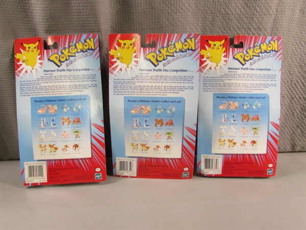 3 NEW PACKAGES OF POKEMON BATTLE FIGURES