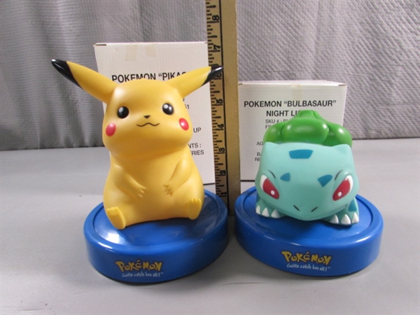 NEW PIKACHU & BULBASAUR POKEMON NIGHTLIGHTS