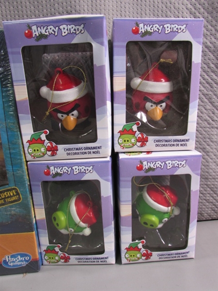 LARGE COLLECTION OF ANGRY BIRDS ITEMS - MOST ITEMS ARE NEW