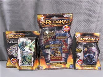 3 NEW PACKAGES "REDAKAI" TRADING CARDS