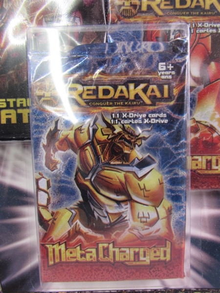 3 NEW PACKAGES REDAKAI TRADING CARDS