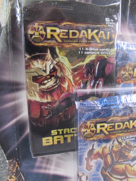 3 NEW PACKAGES REDAKAI TRADING CARDS