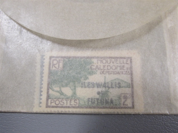 FOREIGN POSTAGE STAMPS - ENVELOPES LABELED W/COUNTRIES D-M