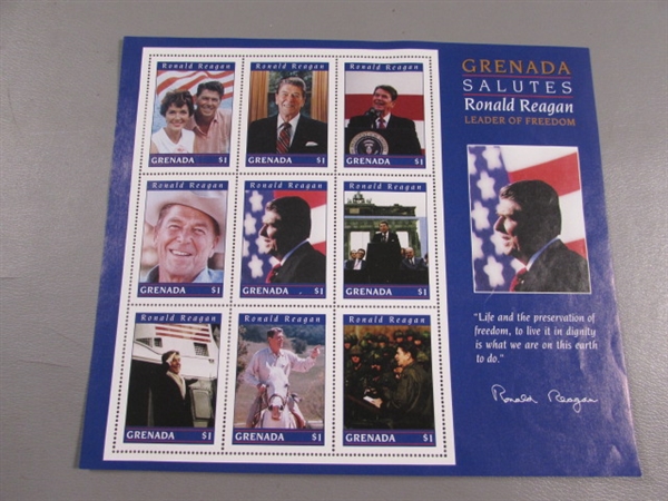 COMMEMORATIVE & PRESIDENT STAMP SHEETS & MORE