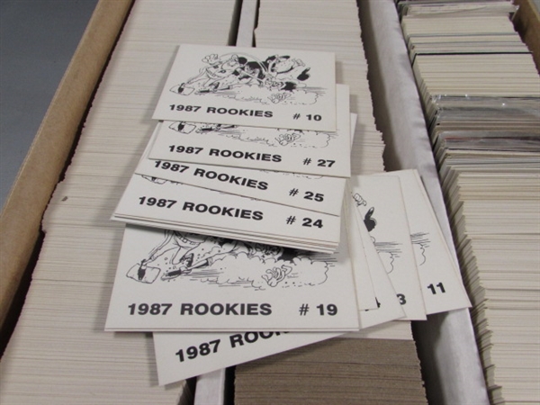 2 BOXES OF ASSORTED SPORTS TRADING CARDS 1980'S-90'S