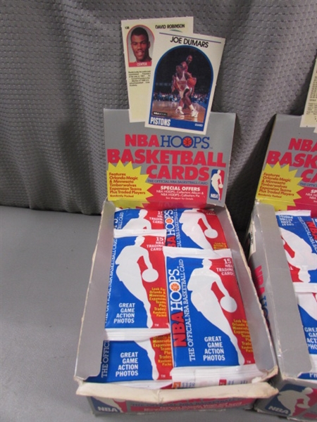 3 BOXES OF NEW NBA HOOPS BASKETBALL PACKS