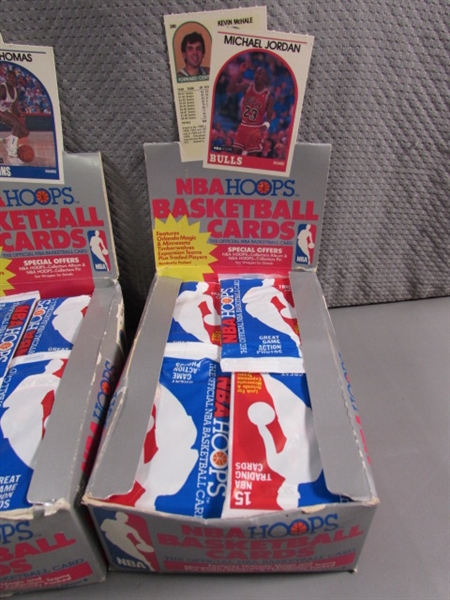 3 BOXES OF NEW NBA HOOPS BASKETBALL PACKS