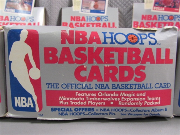 3 BOXES OF NEW NBA HOOPS BASKETBALL PACKS