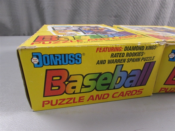 3 NEW BOXES 1989 PACKS OF DONRUSS BASEBALL CARDS