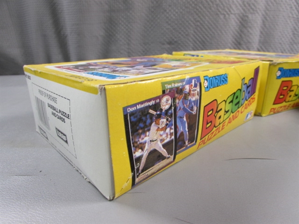 3 NEW BOXES 1989 PACKS OF DONRUSS BASEBALL CARDS