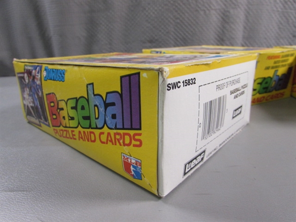 3 NEW BOXES 1989 PACKS OF DONRUSS BASEBALL CARDS