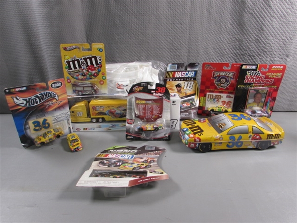 COLLECTION OF M&M DIECAST CARS & MORE - MOST ARE NEW IN PACKAGE