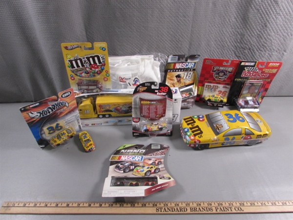 COLLECTION OF M&M DIECAST CARS & MORE - MOST ARE NEW IN PACKAGE