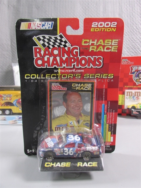 COLLECTION OF M&M DIECAST CARS & MORE - MOST ARE NEW IN PACKAGE