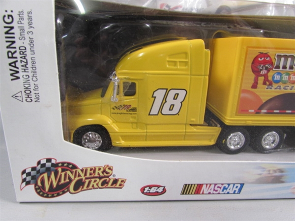 COLLECTION OF M&M DIECAST CARS & MORE - MOST ARE NEW IN PACKAGE