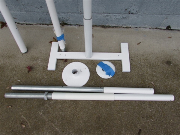 LUMEX STEEL COMMODE, & SUPER POLE