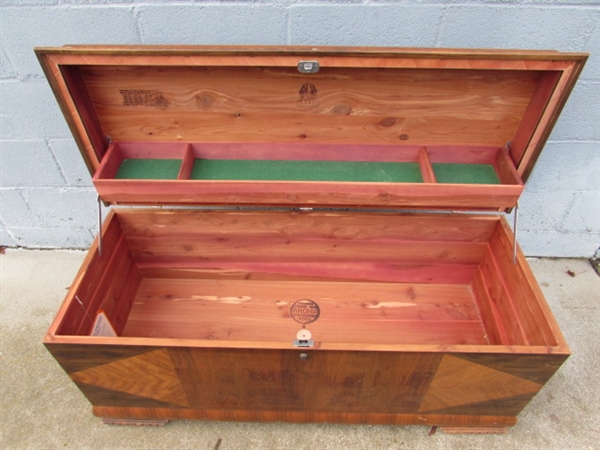 VINTAGE LANE WATERFALL CEDAR CHEST