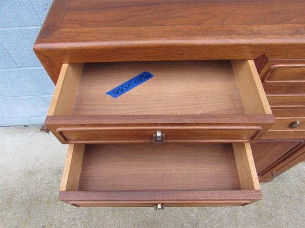 SMALL VINTAGE WALNUT? HUTCH