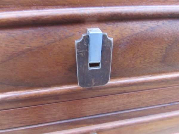 SMALL VINTAGE WALNUT? HUTCH