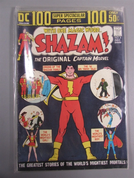 3 ISSUES OF SHAZAM! COMIC BOOKS FROM THE 1970'S