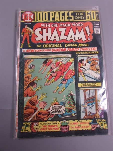 3 ISSUES OF SHAZAM! COMIC BOOKS FROM THE 1970'S