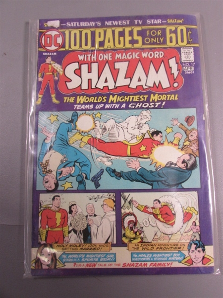 3 ISSUES OF SHAZAM! COMIC BOOKS FROM THE 1970'S