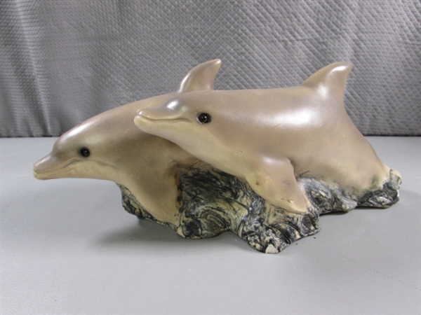 HANDMADE DOLPHIN STATUE