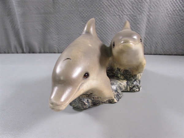 HANDMADE DOLPHIN STATUE