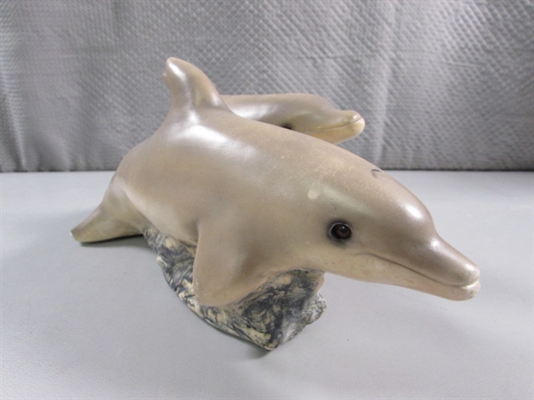 HANDMADE DOLPHIN STATUE