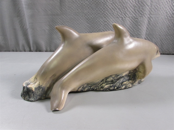 HANDMADE DOLPHIN STATUE