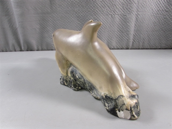 HANDMADE DOLPHIN STATUE