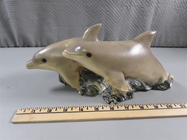 HANDMADE DOLPHIN STATUE