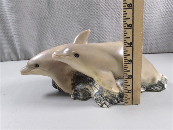 HANDMADE DOLPHIN STATUE