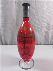 VINTAGE/ANTIQUE MURANO GLASS DECANTER (NO STOPPER)