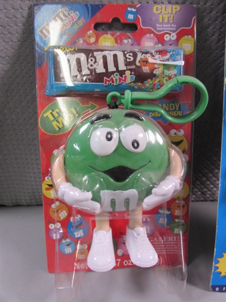 NEW M&M CANDY DISPENSER & MORE