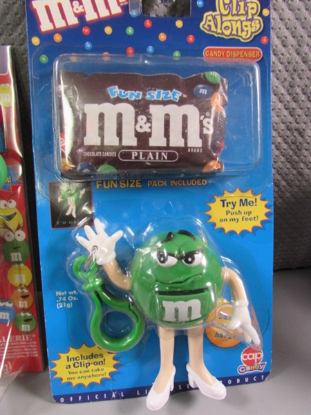 NEW M&M CANDY DISPENSER & MORE