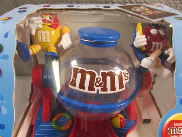 NEW M&M CANDY DISPENSER & MORE