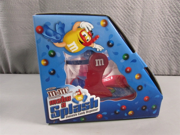 NEW M&M CANDY DISPENSER & MORE