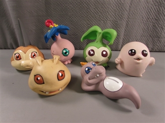 COLLECTION OF DIGIMON COIN BANKS