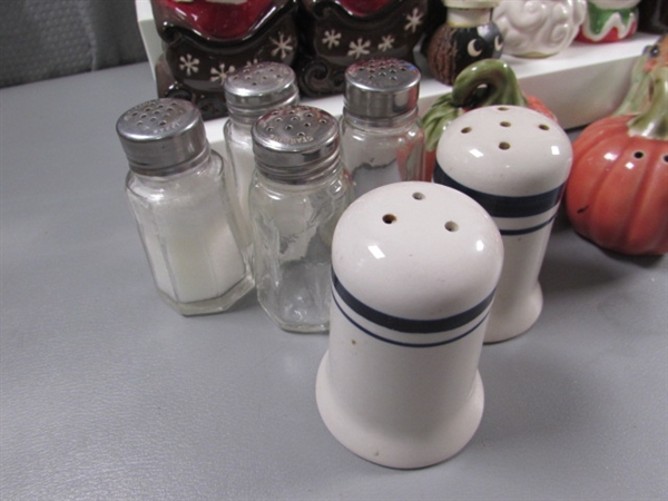 LARGE COLLECTION OF SALT & PEPPER SHAKERS