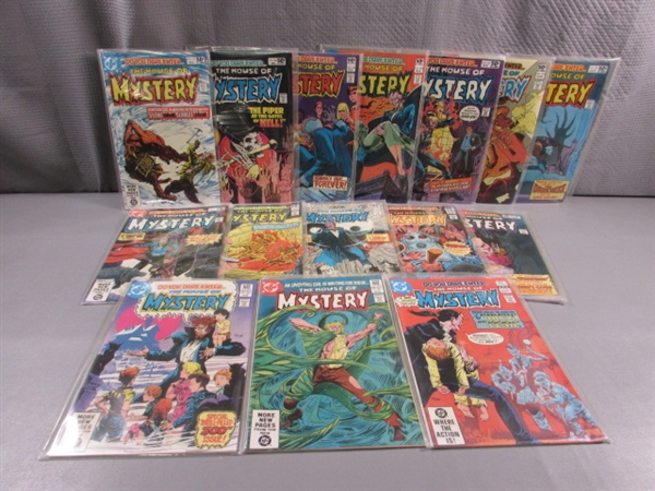 VINTAGE 1980-81 'HOUSE OF MYSTERY' COMIC BOOKS