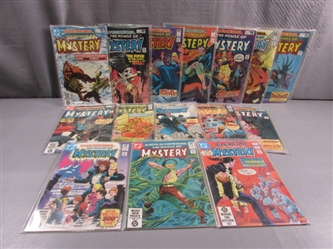 VINTAGE 1980-81 HOUSE OF MYSTERY COMIC BOOKS