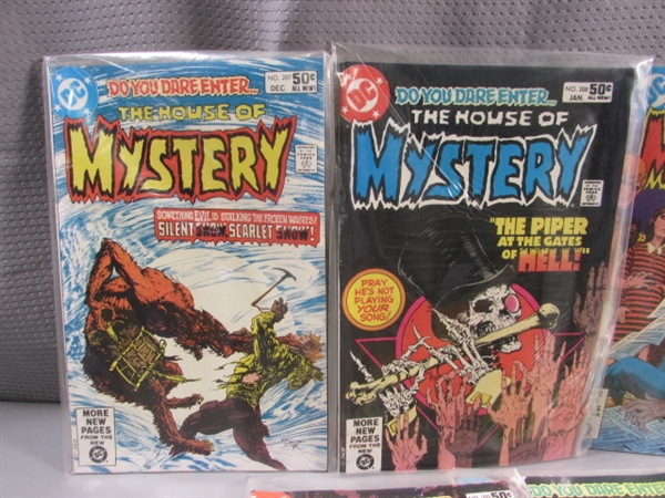 VINTAGE 1980-81 'HOUSE OF MYSTERY' COMIC BOOKS