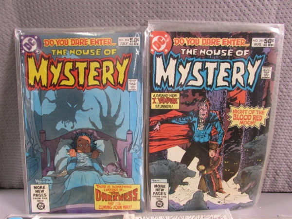 VINTAGE 1980-81 'HOUSE OF MYSTERY' COMIC BOOKS