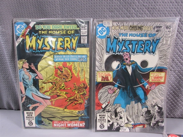 VINTAGE 1980-81 'HOUSE OF MYSTERY' COMIC BOOKS