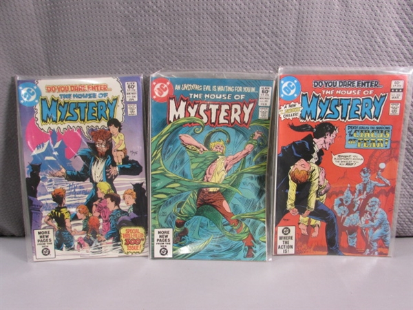 VINTAGE 1980-81 'HOUSE OF MYSTERY' COMIC BOOKS